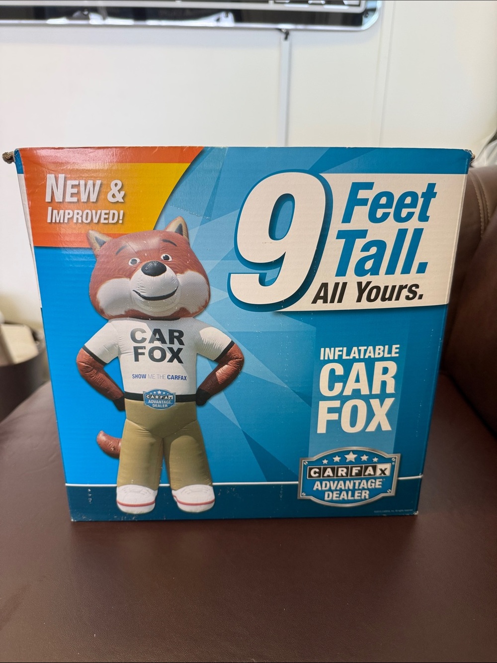 Carfax Car Fox Inflatable Figure 9 Feet Tall Brand New